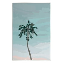Stupell Industries Tropical Palm Tree Sky Botanical & Floral Painting Unframed Art Print Wall Art, 10 x 15