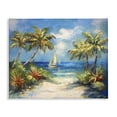 thumbnail image 1 of Stupell Industries Coastal Tropical Paradise Harbor Canvas Art, 48 x 36, by Ramona Murdock, 1 of 8