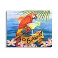 thumbnail image 1 of Stupell Industries Tropical Parrot with Cocktail Animals & Insects Painting Gallery Wrapped Canvas Print Wall Art, 30 x 24, 1 of 7