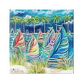 thumbnail image 1 of Stupell Industries Tropical Patterned Boats Transportation Painting Gallery Wrapped Canvas Art Print Wall Art, 36 x 36, 1 of 8
