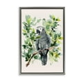 thumbnail image 1 of Stupell Industries Tropical Perched Parrot Animals Painting Gray Floater Framed Canvas Art Print Wall Art, 17 x 25, 1 of 10