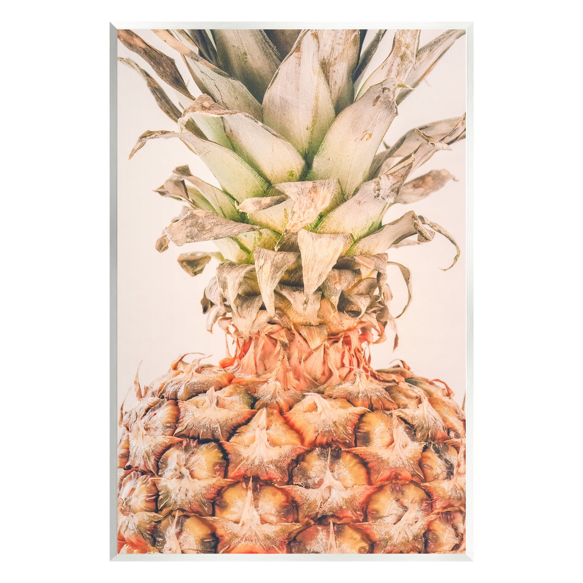 Stupell Industries Tropical Pineapple Photography Food & Beverage Photography Unframed Art Print Wall Art
