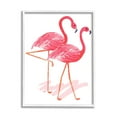 thumbnail image 1 of Stupell Industries Tropical Pink Flamingo Pair Bird Couple Minimal, 24 x 30, Design by Andi Metz, 1 of 5