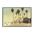 thumbnail image 1 of Stupell Industries Tropical Promenade Landscape Landscape & Nature Painting Black Framed Art Print Wall Art, 24 x 16, 1 of 2