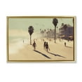 thumbnail image 1 of Stupell Industries Bohemian Tropical Shore Walk Gold Floating Frame Canvas Art, 31 x 21, by Noah Bay, 1 of 8
