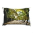 thumbnail image 1 of Stupell Industries Tropical Summer Boardwalk Decorative Printed Throw Pillow, 14 x 20, 1 of 8