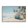 thumbnail image 1 of Stupell Industries Tropical Summer Bus on Shoreline Gray Framed Giclee Art, 18 x 12, by Arlington Prints, 1 of 8