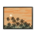 thumbnail image 1 of Stupell Industries Tropical Summer Sunset Orange Sky Palm Trees, 20 x 16, Design by Ziwei Li, 1 of 5