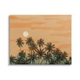thumbnail image 1 of Stupell Industries Tropical Summer Sunset Orange Sky Palm Trees, 40 x 30, Design by Ziwei Li, 1 of 5