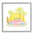 thumbnail image 1 of Stupell Industries Tropical Summer Travel Beach Surfboard Palm Trees Sunshine , 12 x 12, Design by Farida Zaman, 1 of 6