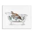 thumbnail image 1 of Stupell Industries Tropical Turtle Swimming Bathtub Habitat Canvas Art, 30 x 24, by Ziwei Li, 1 of 7