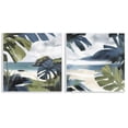 thumbnail image 1 of Stupell Industries Tropical Vibes Beach Scenes 2 Piece Wall Plaque Art Set design by Elara Yasna, 12 x 12, 1 of 6