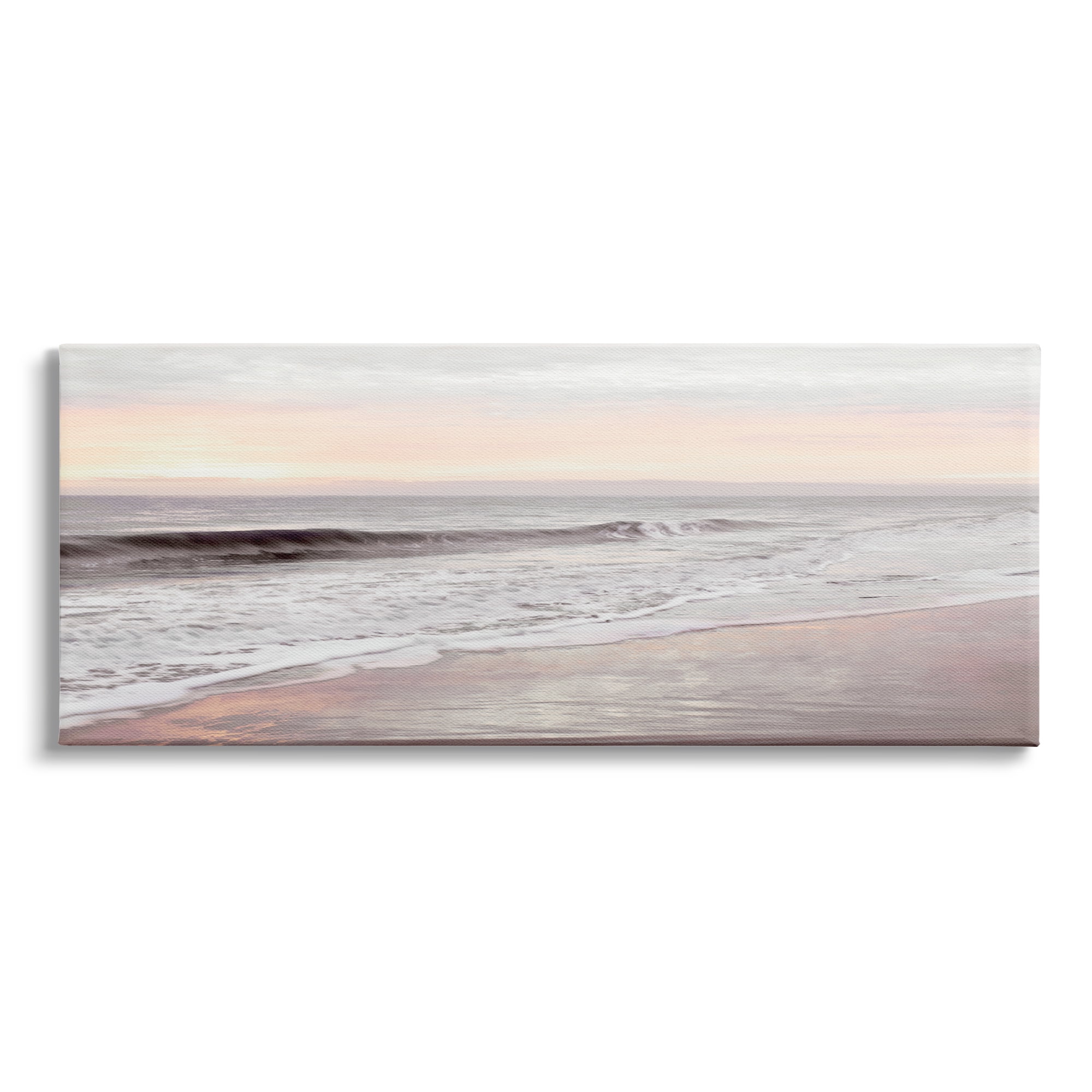 Tropical Waterfront Sunrise Canvas Print, 24" x 10"
