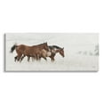 thumbnail image 1 of Stupell Industries Trotting Horses Landscape Animals & Insects Photography Gallery Wrapped Canvas Print Wall Art, 30 x 13, 1 of 7