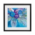 thumbnail image 1 of Stupell Industries Modern True Blue Flower Bouquet Black Framed Print Under Glass, 13 x 13, by Lynn Ericson Fine Art, 1 of 8