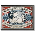 thumbnail image 1 of Stupell Industries True Soulmate Vintage Comic Book Design Framed Wall Art by Ester Kay, 1 of 5