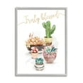 thumbnail image 1 of Stupell Industries Truly Blessed Expression Chic Succulent Cactus Plants Botanical & Floral Painting Gray Framed Art Print Wall Art, 16 x 20, 1 of 7