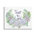 thumbnail image 1 of Stupell Industries Trust The Lord Spiritual Quote Hydrangeas Botanical Border Graphic Art Gallery-Wrapped Canvas Print Wall Art, 48x36, by Ziwei Li, 1 of 5