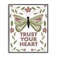 thumbnail image 1 of Stupell Industries Traditional Trust Your Heart Symmetrical Black Framed Giclee Art, 11 x 14, by Susan Ball, 1 of 8