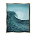 thumbnail image 1 of Stupell Industries Tsunami Wave Panting Nature Painting Gray Floater Framed Art Print Wall Art, 25 x 31, 1 of 9