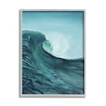 thumbnail image 1 of Stupell Industries Tsunami Wave Panting Nature Painting Gray Framed Art Print Wall Art, 11 x 14, 1 of 8