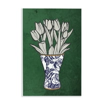 Stupell Industries Tulip Bouquet Vase Botanical & Floral Painting Unframed Art Print Wall Art, 10 x 15