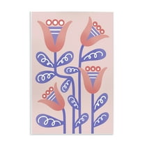 Stupell Industries Tulip Flowers Pink Deco Floral & Botanical Painting Unframed Art Print Wall Art, 10 x 15