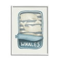 thumbnail image 1 of Stupell Industries Tuna Can Design Whimsical Whales Sea Life Illustration , 11 x 14, Design by Leah Straatsma, 1 of 5