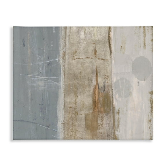 Stupell Industries Tunnel Vision Abstraction Abstract Painting Wrapped Canvas Art Print Wall Art, 20 x 16