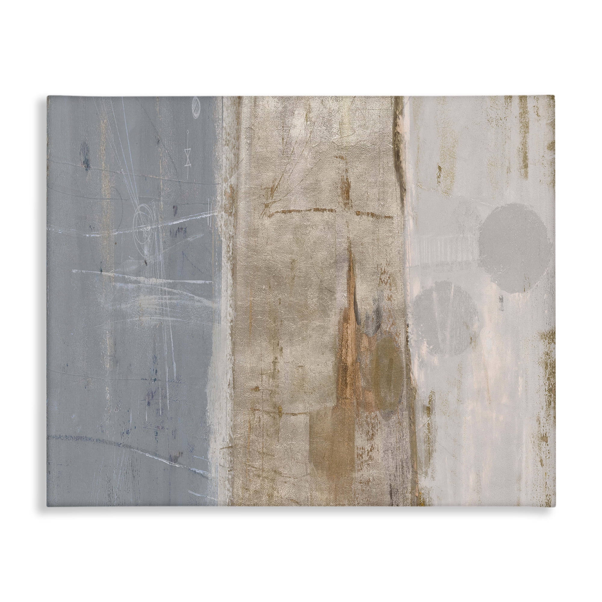 Stupell Industries Tunnel Vision Abstraction Abstract Painting Wrapped Canvas Art Print Wall Art, 40 x 30