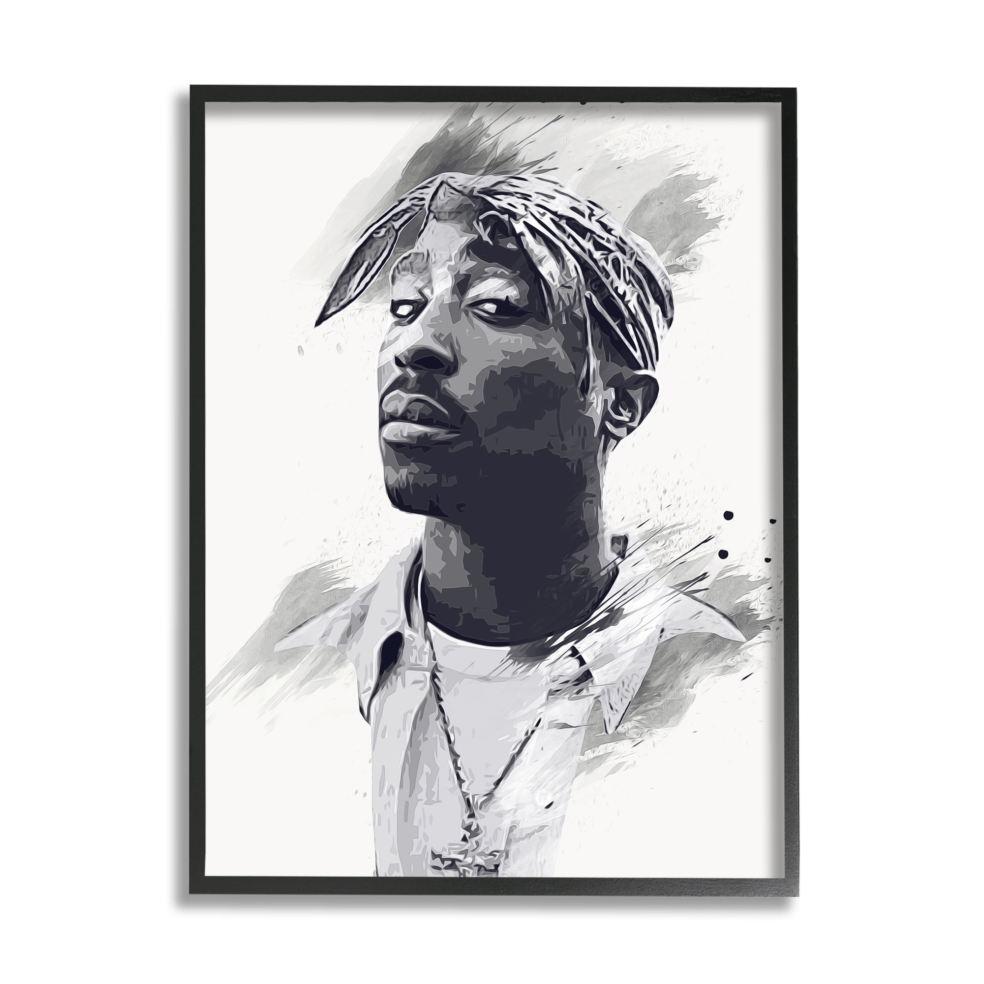 Tupac Pattern Tupac Drawings Black And White