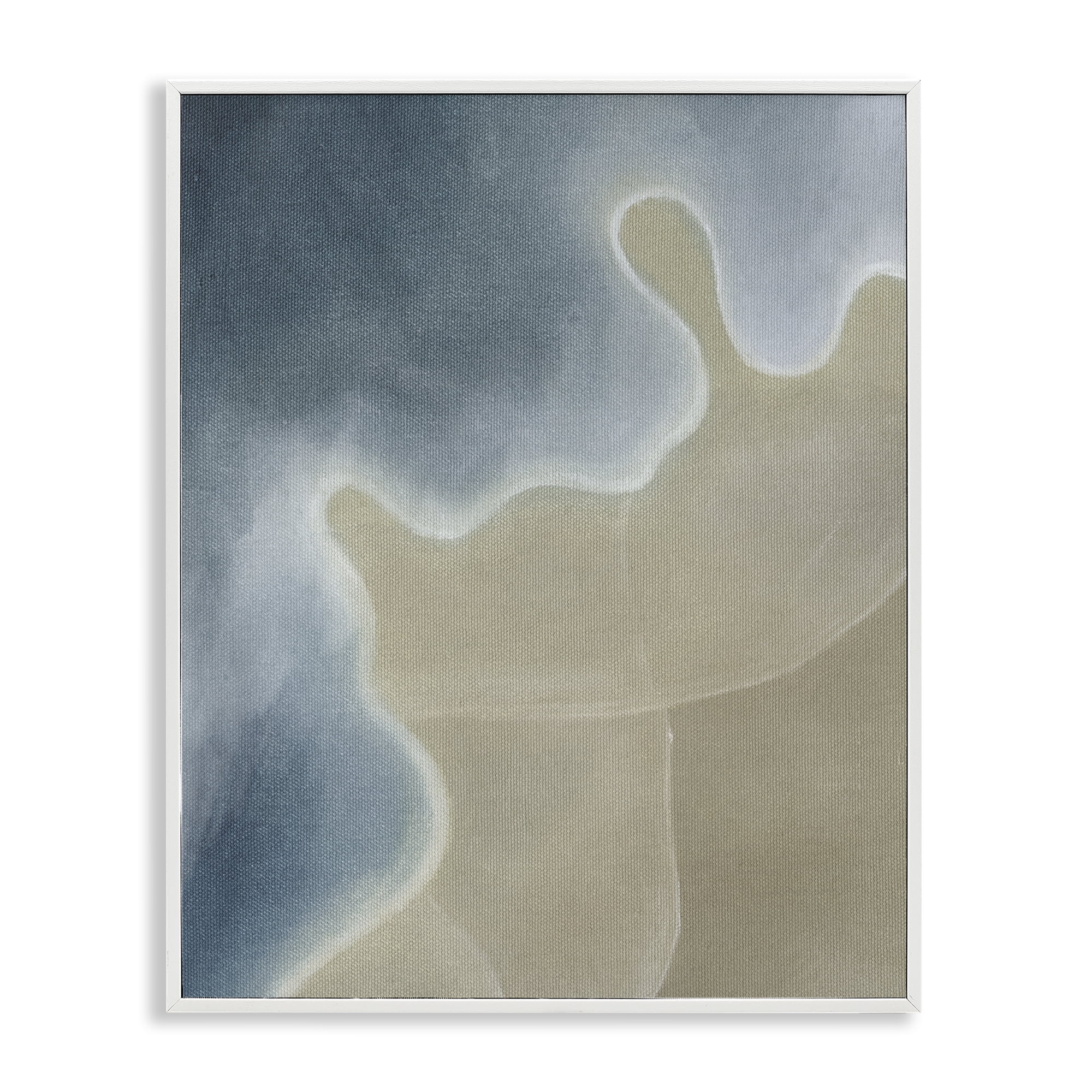Stupell Industries Turning The Tides Abstract White Framed Giclee Art, design by Grace Popp