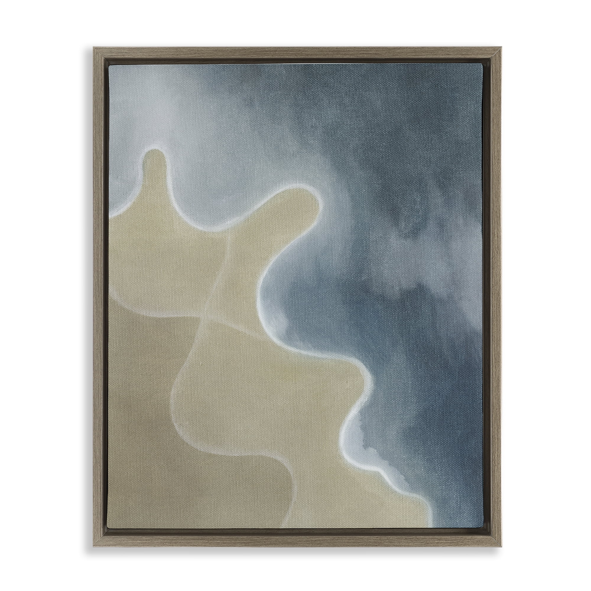 Stupell Industries Turning The Tides Contour Brown Framed Floater Canvas Wall Art, design by Grace Popp