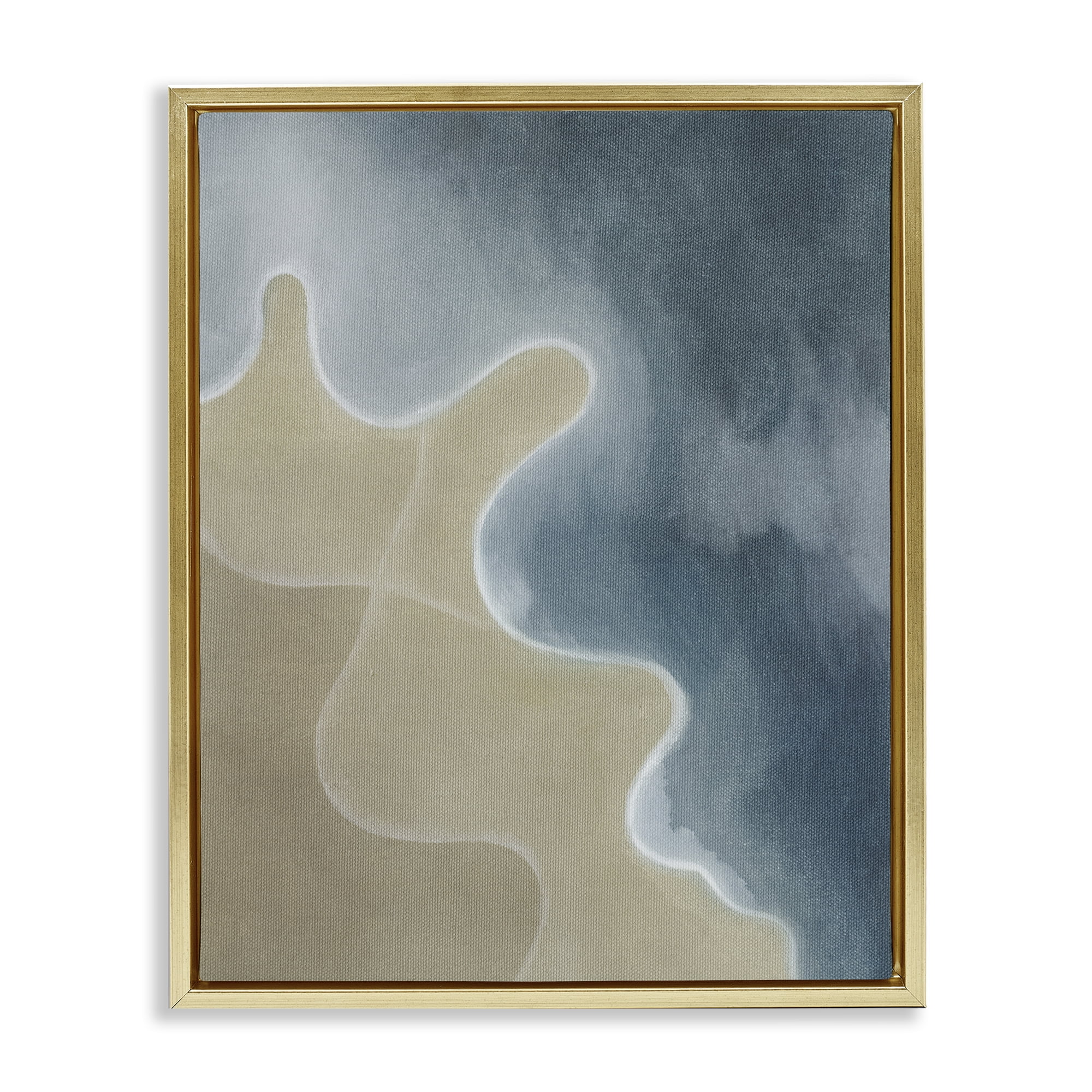 Stupell Industries Turning The Tides Contour Gold Framed Floater Canvas Wall Art, design by Grace Popp