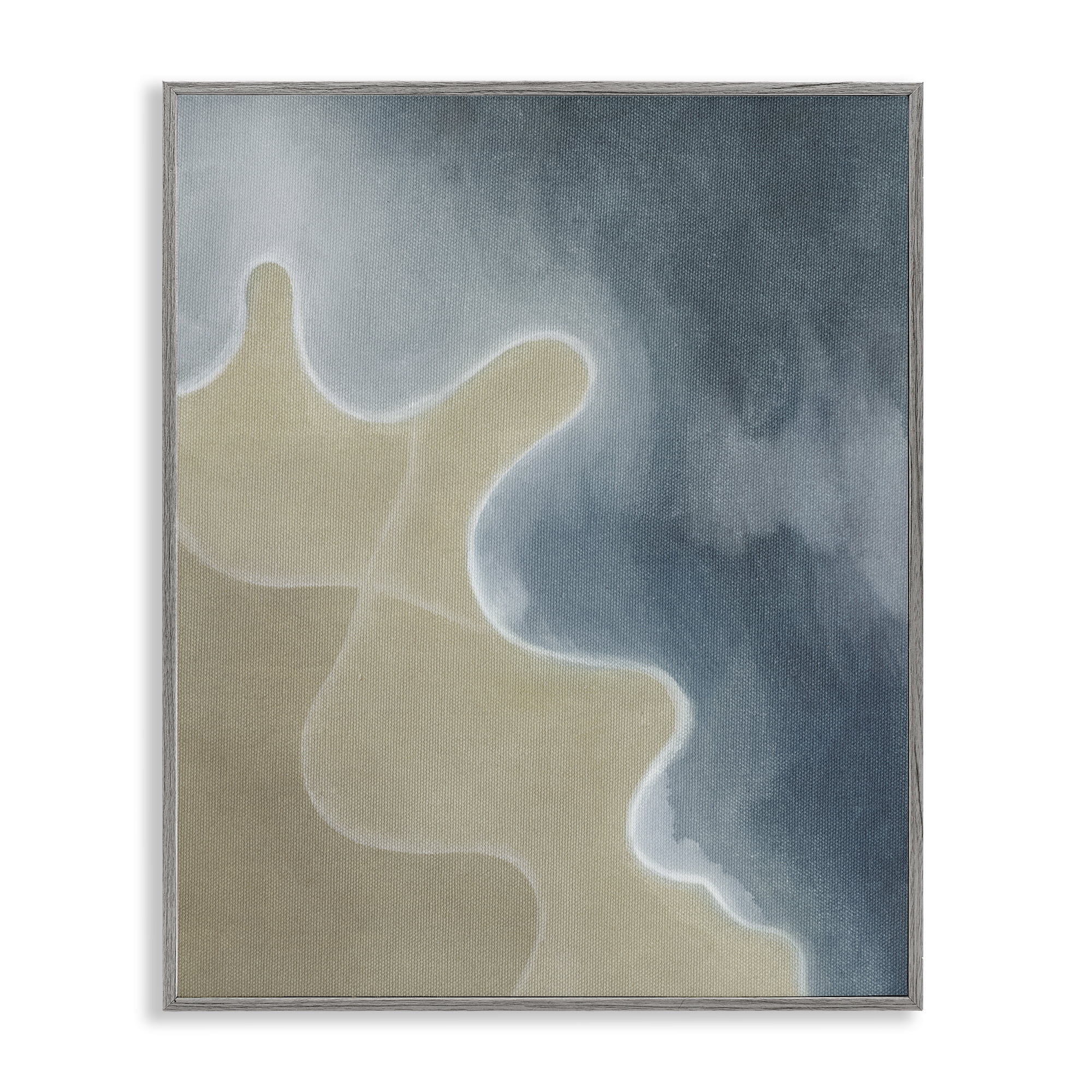 Stupell Industries Turning The Tides Contour Gray Framed Giclee Art, design by Grace Popp