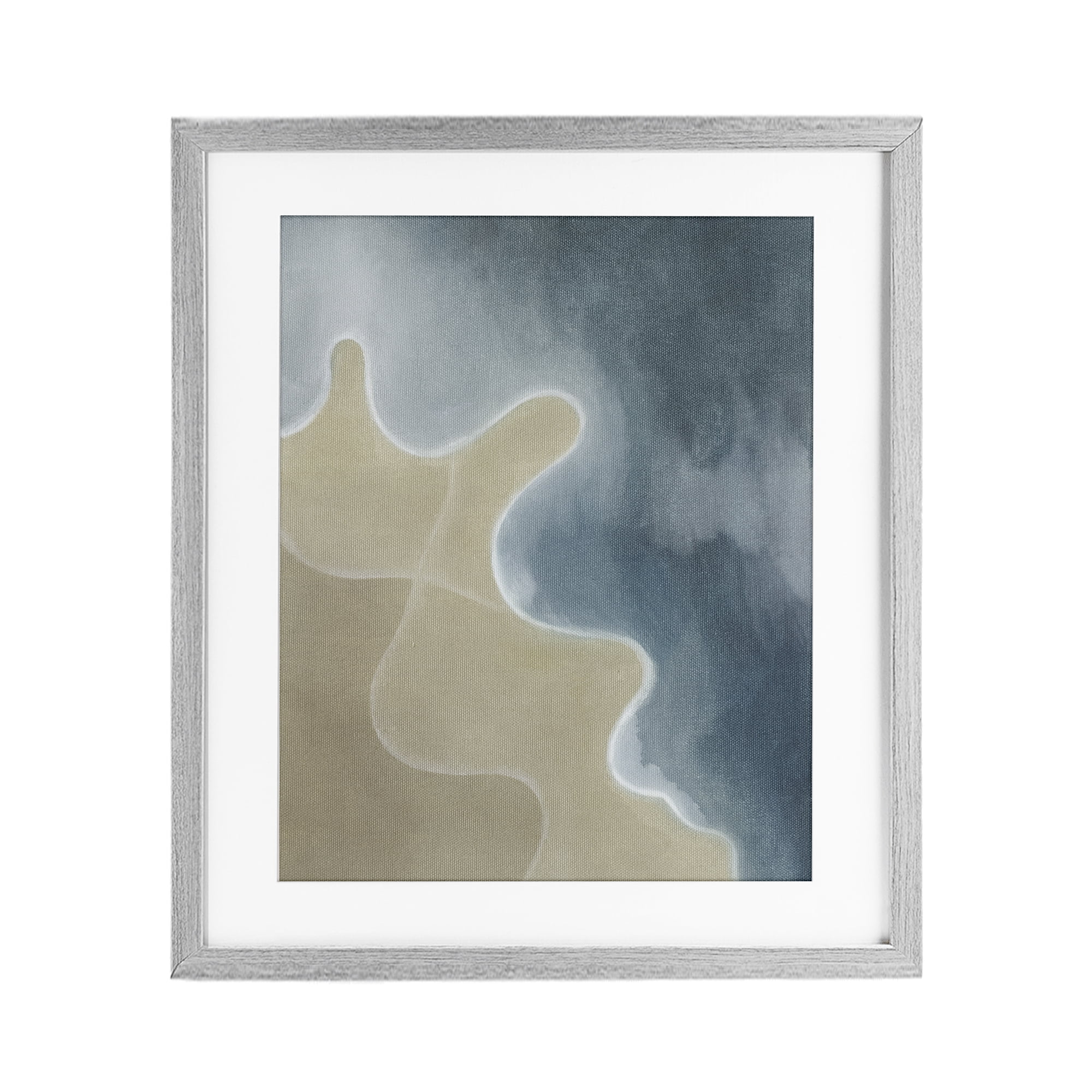 Stupell Industries Turning The Tides Contour Gray Framed Print Under Glass, design by Grace Popp