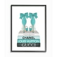 thumbnail image 1 of Stupell Industries Turquoise Bow Heels on Books Women's Fashion Designed by Amanda Greenwood, 1 of 8