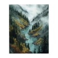 thumbnail image 1 of Stupell Industries Traditional Turquoise Mountain River Bends Canvas Art, 16 x 20, by Franklyn Gregory, 1 of 8