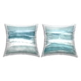 thumbnail image 1 of Stupell Industries Turquoise White Abstract Forms Printed Throw Pillow Design by Jake Messina (Set of 2), 1 of 6