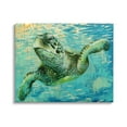 thumbnail image 1 of Stupell Industries Turtle & Abstract Rays Animals & Insects Painting Gallery Wrapped Canvas Art Print Wall Art, 40 x 30, 1 of 8