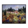 thumbnail image 1 of Stupell Industries Tuscan Countryside Garden Landscape & Nature Painting Black Framed Art Print Wall Art, 14 x 11, 1 of 2