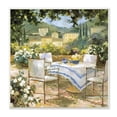thumbnail image 1 of Stupell Industries Tuscan Terrace Vineyard French Picnic Courtyard Villa Scenery,12 x 12, Design by JG Studios, 1 of 5