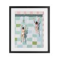 thumbnail image 1 of Stupell Industries Contemporary Twin Swimmers in Pool Black Framed Print Under Glass, 13 x 16, by The Prints Vibe, 1 of 8