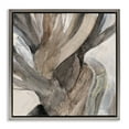 thumbnail image 1 of Stupell Industries Twisted Driftwood Abstraction Abstract Painting Gray Floater Framed Canvas Art Print Wall Art, 25 x 25, 1 of 9