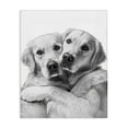 thumbnail image 1 of Stupell Industries Modern Two Hugging Dogs Canvas Art, 30 x 40, by Annalisa Latella, 1 of 8