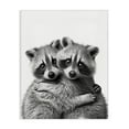 thumbnail image 1 of Stupell Industries Two Hugging Raccoons Animals & Insects Painting Gallery Wrapped Canvas Art Print Wall Art, 24 x 30, 1 of 8