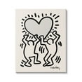 thumbnail image 1 of Stupell Industries Two People Holding Heart Outline Pop Style Canvas Wall Art, 24 x 30, Design by Ros Ruseva, 1 of 5