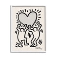 thumbnail image 1 of Stupell Industries Two People Holding Heart Outline Pop Style Framed Wall Art, 11 x 14, Design by Ros Ruseva, 1 of 5