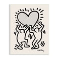 thumbnail image 1 of Stupell Industries Two People Holding Heart Outline Pop Style Wood Wall Art, 13 x 19, Design by Ros Ruseva, 1 of 5