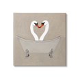 thumbnail image 1 of Stupell Industries Two Swans Heart Shape Bathtub Animals & Insects Painting Gallery Wrapped Canvas Print Wall Art, 1 of 5